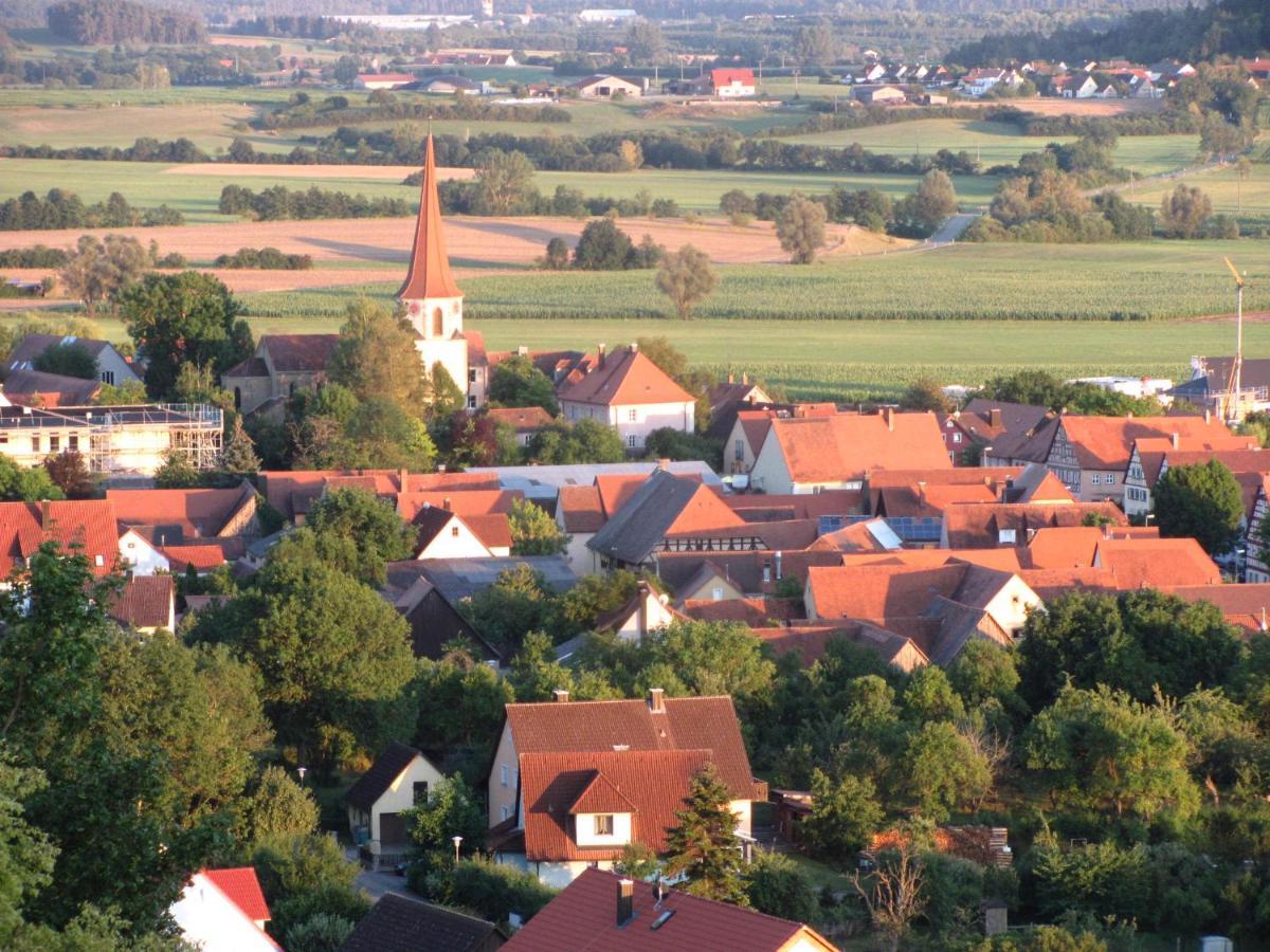 Hochwertiges Ferienhaus Im Romantischen Franken Colmberg Esterno foto